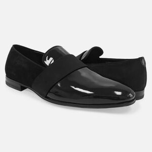 Salvatore Ferragamo Glossy Black Loafers